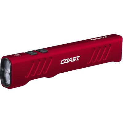 COS31103 image(0) - COAST Products Slayer Pro 1150 Lumen Rechargeable Flashlight with Beamsaver Memory Mode - Red
