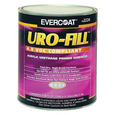 FIB2224 image(0) - Fibre glass Evercoat URO-FILL 102224 Acrylic Urethane Primer Surfacer, 3.78 L Can, Gray, 4:1 Mixing