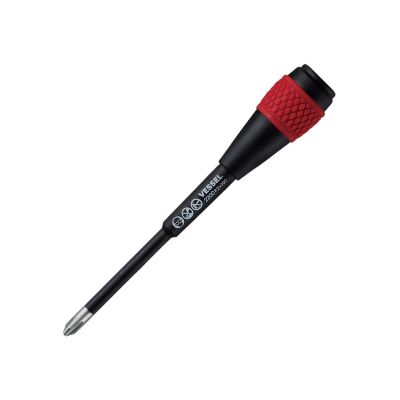 VES2200BP2100 image(0) - Vessel Tools No.2200B Ball Ratchet Screwdriver Reversible Blade PH2x100