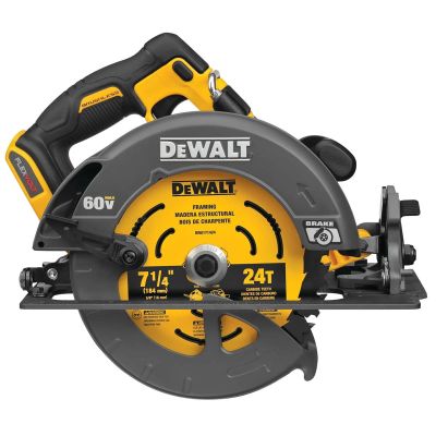 DWTDCS578B image(0) - DEWALT 60V MAX* Brushless Cordless 7-1/4 in. Circular Saw with Electronic Brake (Tool Only)
