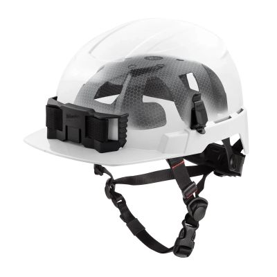 MLW48-73-1365 image(0) - Milwaukee Tool BOLT White Front Brim Safety Helmet with IMPACT ARMOR Liner (USA) - Type 2, Class E
