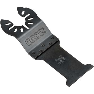 DWTDWA4203B image(0) - DEWALT 1-1/4 In Titanium Oscillating Tool Blade For Wood with Nails (10 Pack)