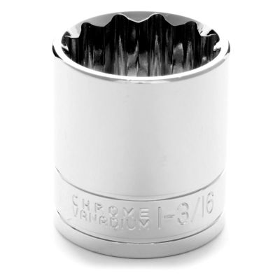 WLMW32538 image(0) - Wilmar Corp. / Performance Tool 1/2" Drive 1-3/16" 12pt Socket