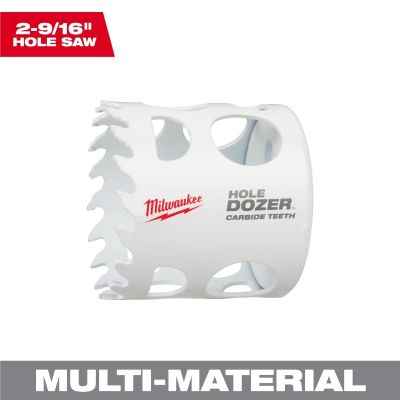 MLW49-56-0728 image(0) - Milwaukee Tool 2-9/16 Inch HOLE DOZER with Carbide Teeth Hole Saw