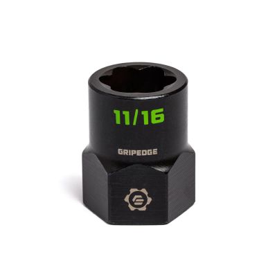 GETXBS40 image(0) - Grip Edge Tools 11/16"  3/8" Dr RPT Socket Extractor with FORS (Standard Length)