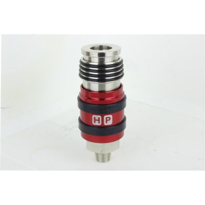 MIL1757 image(0) - Milton Industries 3/8-inch Safety Exhaust Coupler, 1/4-inch MNPT