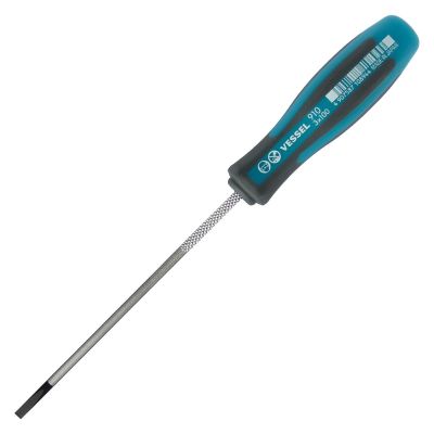 VES910S3100 image(0) - Vessel Tools No.910 MEGADORA Thin Shank Screwdriver 3x100