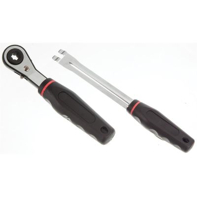 KTI70130A image(0) - K Tool International Slack Adjuster Release Tool With 5/16 Inch Wrench