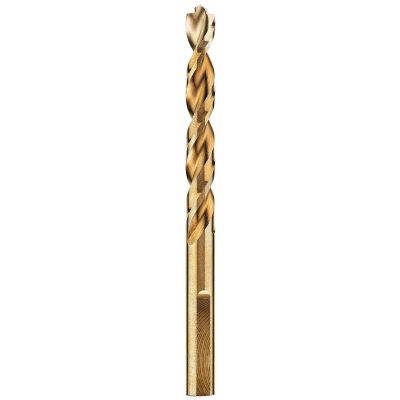 DWTDWA1224 image(0) - DEWALT Drill Bit, Pilot Point, Industrial Cobalt Alloy Steel, 3/8-Inch