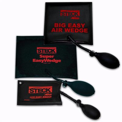 STC32925 image(0) - Steck Manufacturing by Milton Easy Air Shim Inflatable Pry Bar and Leveling Air Wedge Bag Tool 3 Pack