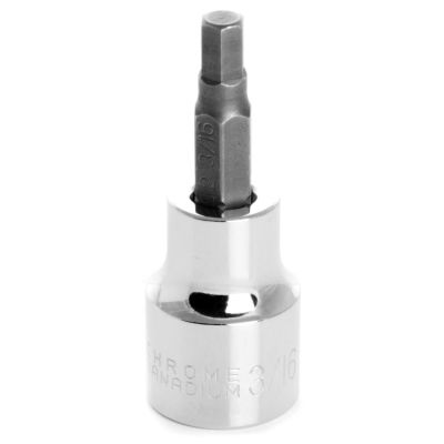 WLMW38877 image(0) - Wilmar Corp. / Performance Tool 3/8" Drive 3/16" Hex Bit Socket