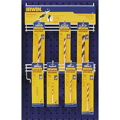 HAN90078 image(0) - Hanson 14PC Brad Point Bit Display