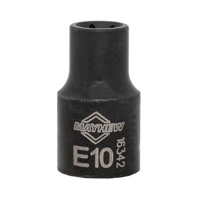 MAY16342 image(0) - Mayhew Mayhew E10 Inverted Torx&reg; Socket Bit, 3/8-Inch Drive