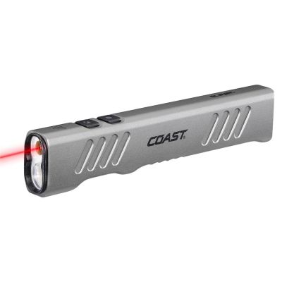 COS31013 image(0) - COAST Products Slayer Pro 1000 Lumen LASER Rechargeable LED Flashlight with Dual Magnet Base - Silver