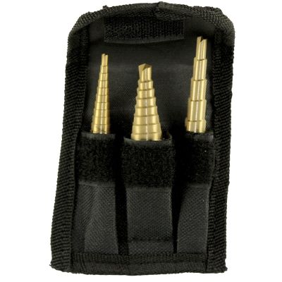 WLMW9003 image(0) - Wilmar Corp. / Performance Tool 3 Piece Step Drill Set