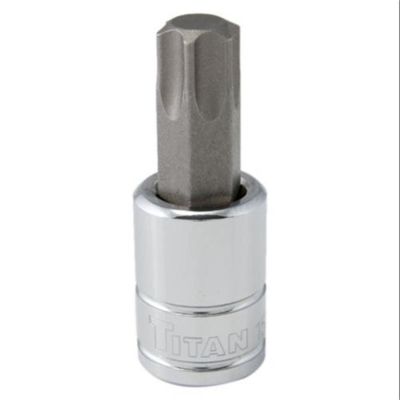 TIT68955 image(0) - TITAN 3/8" DR T55 TORX BIT SOCKET