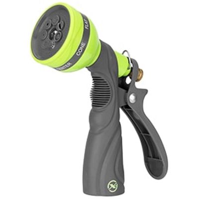 LEGNFZG66 image(0) - Legacy Manufacturing Flexzilla Garden Hose Nozzle, Metal 7-Pattern Adjustable Pistol Grip