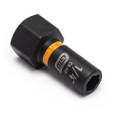 KDT84750 image(0) - GearWrench 1/4 Inch Drive Bolt Biter Impact Extraction Socket 1/4-Inch