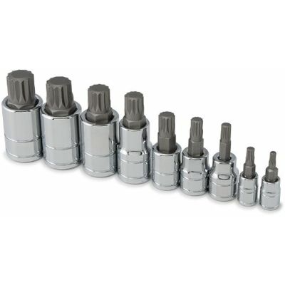 JSP60968 image(0) - J S Products (steelman) 9PC TRIPLE SQUARE SOCKET SET