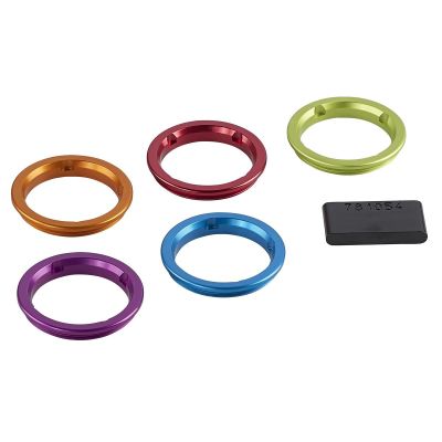 STL78113 image(0) - Streamlight Facecap Ring Kit - Includes Red, Blue, Lime, Orange & Purple Rings - Stinger 2020 - Multi