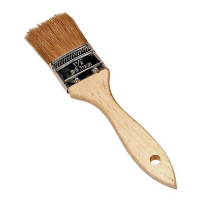 KTI74015 image(0) - K Tool International Utility Brush 1-1/4 Inch Natural Bristles Wood Handle