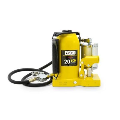 ESC10381 image(0) - ESCO Pro Series 20 Ton Air Hydraulic Bottle Jack
