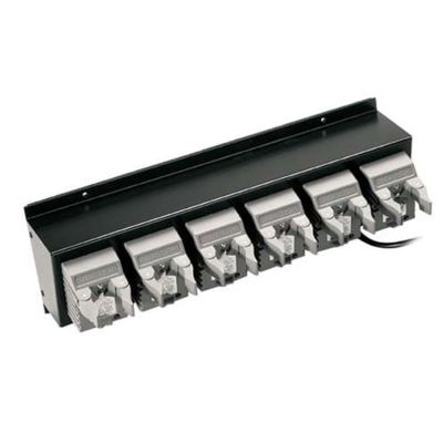 STL74401 image(0) - Streamlight 6-unit Bank Charger 12V DC - Strion Series - Gray