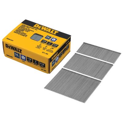 DWTDWSB16PP image(0) - DEWALT 16Ga Finish Nails, - 1-1/4; 2; 2-1/2