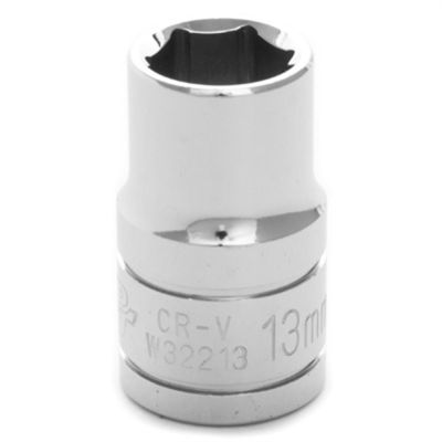 WLMW32213 image(0) - Wilmar Corp. / Performance Tool 1/2" Dr 6pt Std. Socket 13mm