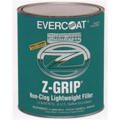 FIB282 image(0) - Fibre glass Evercoat Z-GRIP 100282 Performance Lightweight Body Filler, 3 L Can, Green-Yellow, Liquid