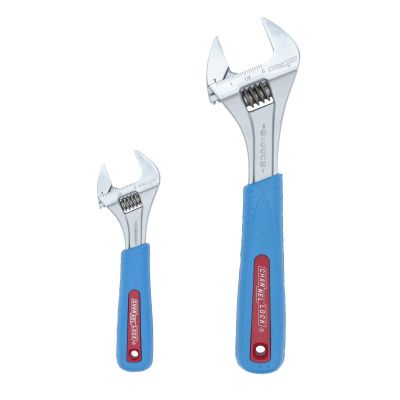CHAWS-2CB image(0) - Channellock WS-2CB 2 Piece CODE BLUE Adjustable Wrench Set