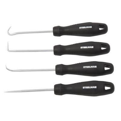 JSP60030 image(0) - J S Products (steelman) 4-Piece Miniature Pick and Hook Set