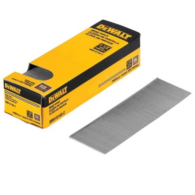 DWTDBN18150-2 image(0) - DEWALT 1-1/2 in. 18 Gauge Brad Nails (2,500 PK)