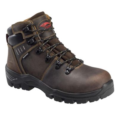 FSIA7401-10M image(0) - Avenger Work Boots Foundation - Men's Boots - Carbon Nano-Fiber Toe - IC|EH|SR|PR - Brown/Black - Size: 10 - D - (Regular)