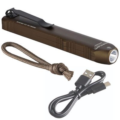 STL88811 image(0) - Streamlight Wedge Rechargeable EDC 300 Lumen Flashlight with 1000 Lumen Thro mode - Coyote Brown