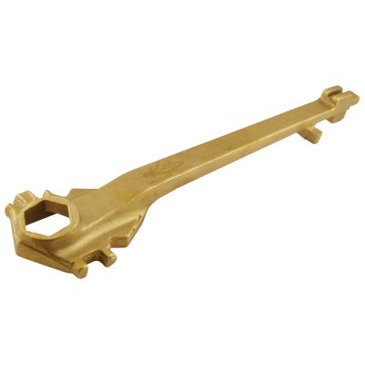 KTI49400 image(0) - K Tool International Bung Wrench Universal Drum Bronze