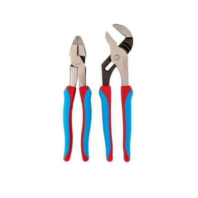 CHAGS-10CB image(0) - Channellock Code Blue XLT Linemens and Tongue and Groove Plier Set - 2 Piece