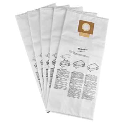 MLW49-90-1969 image(0) - Milwaukee Tool Fleece Dust Bags (5PK)