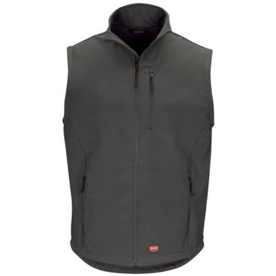 VFIVP62CH-RG-L image(0) - Workwear Outfitters Soft Shell Vest -Charcoal-Large