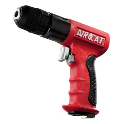 ACA4338 image(0) - AirCat 3/8" Drive Reversible Red Composite Drill