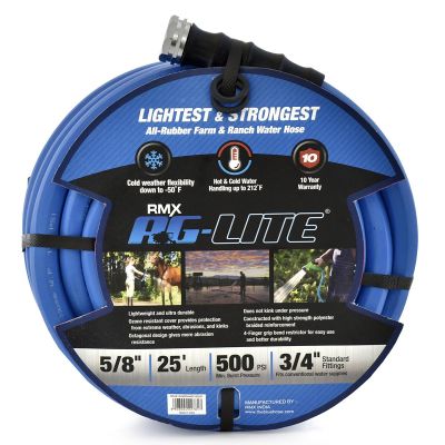 BLBBSAL5825 image(0) - BluBird AG - Lite Rubber Water Hose Assembly 5/8" x 25'