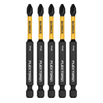 DWTDWAF3PH2IR5 image(0) - DEWALT 3.5In Phillips #2 Flextorq 5Pk