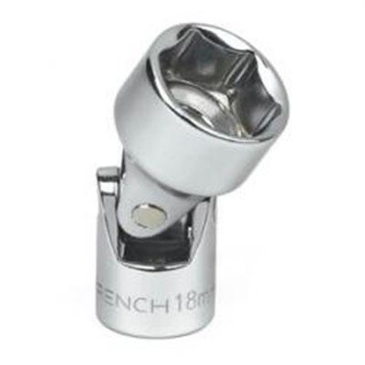 KDT80258 image(0) - GearWrench 1/4 Inch Drive 6 Point Metric Flex Socket 12mm