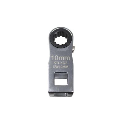 KTIXD2CW10MM image(0) - K Tool International Ratcheting Crowfoot Wrench 10mm 3/8 Inch Drive