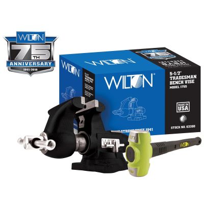 WIL63200A image(0) - Wilton SPECIAL EDITION TRADESMAN VISE BASH HAMMER