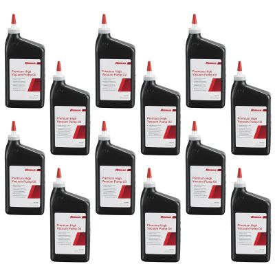 ROB13203 image(0) - Robinair Premium High Vacuum Pump Oil, Quart Bottle (case of 12 bottles)