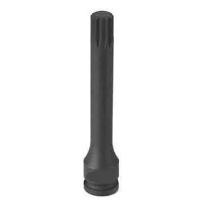 GRE11104S image(0) - Grey Pneumatic 3/8" Drive x M10 Triple Square Driver 4" Length