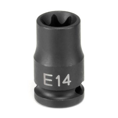 GRE1114ET image(0) - Grey Pneumatic 3/8" Drive x E14 External Star Impact Socket