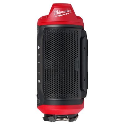 MLW2955-20 image(0) - Milwaukee Tool M12 Bluetooth Jobsite Speaker with PACKOUT Compatibility