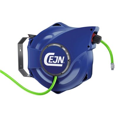 VAC19-911-2131-HV image(0) - Vacula Hose reel, Medium 3/8" NPT  x 45'  neon green